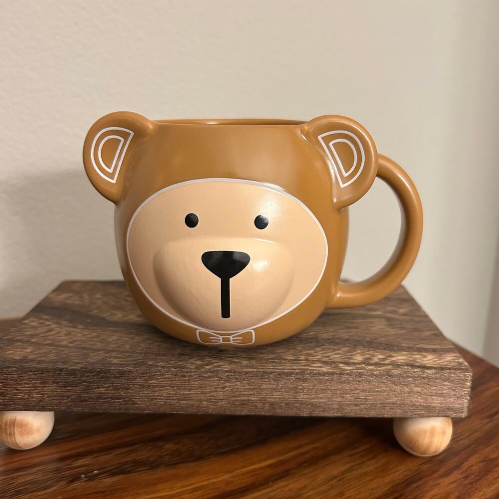 Starbucks Teddy Bear Mug Collectible Coffee Cup NEW FAST SHIP Brown Mug RARE